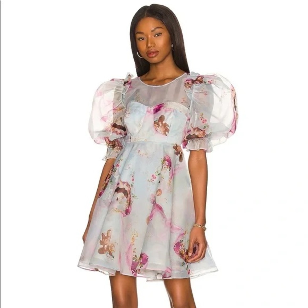 NWT Selkie The Party Dress Cherub Print